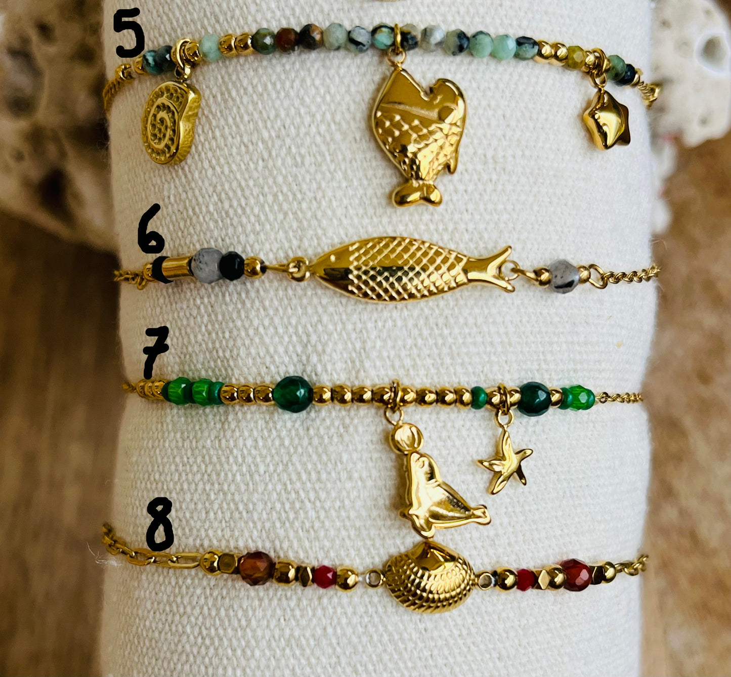 Bracelets pierres naturelles